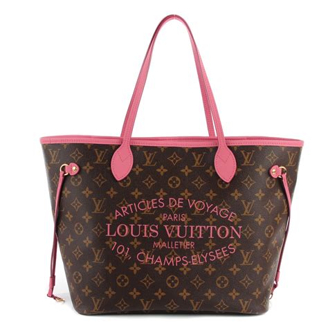 LOUIS VUITTON Monogram Articles de Voyage Ikat Neverfull 